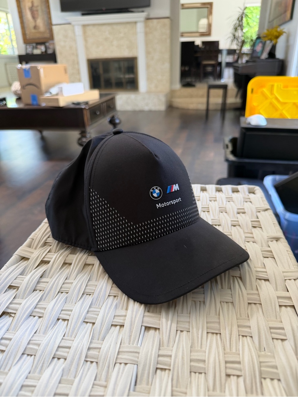 BMW Black Motorsport Logo Baseball Cap